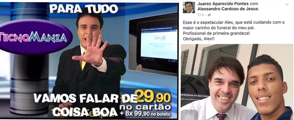 LelisSilveira's tweet photo. Paaaaaraaaa!! Tudo!!!!!!!
Só o Juarez da #tecpix pra sair com sorrisão desse no velório do pai #Mito https://t.co/KWz6rtX5KA