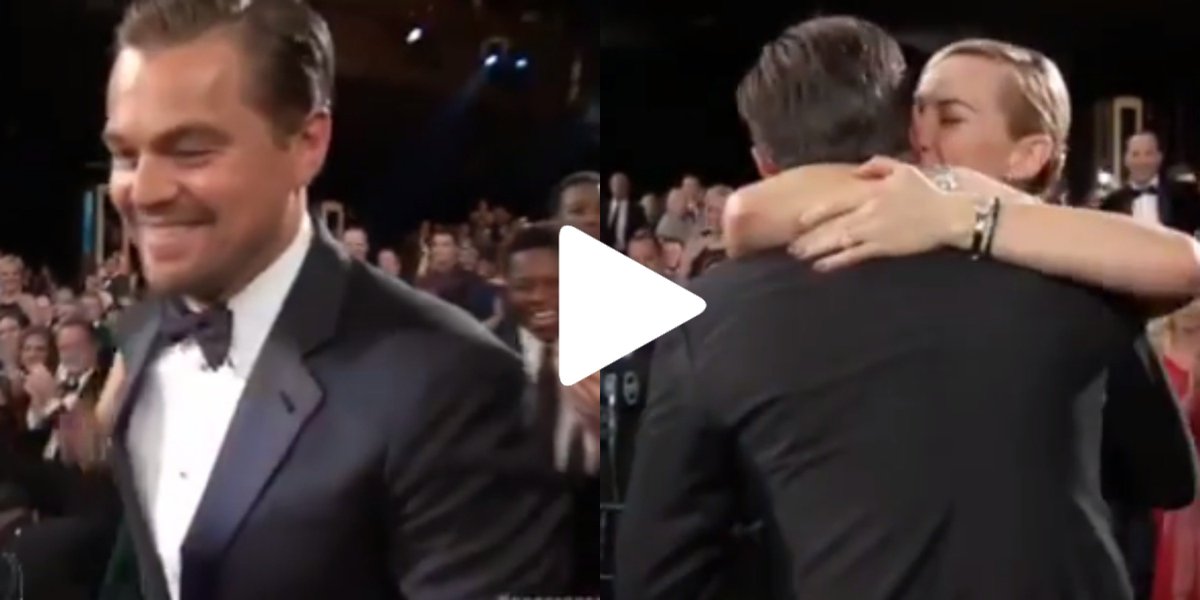 ELLEmagazine's tweet photo. Proof that Kate and Leo will NEVER LET GO: https://t.co/0UKjANw0gW https://t.co/JJuXjOVBzd