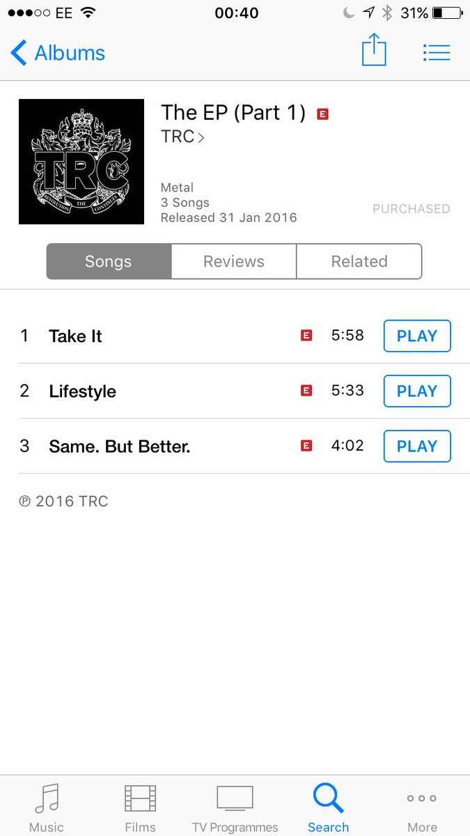 kanea_7's tweet image. New @TRCofficial EP, let’s do this… #Takeit #Samebutbetter