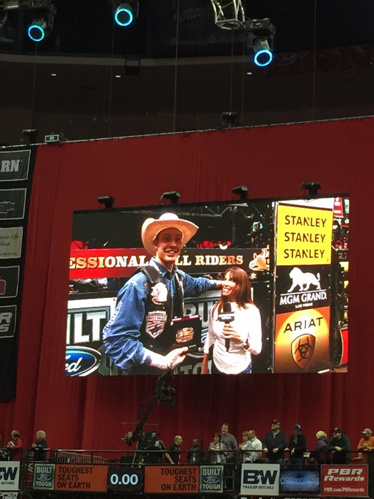 Proud of my bros @jb_bullfighter &amp; <a href="/TannerByrne/">Tanner Byrne</a> glad I was in Anaheim to watch him get the win! <a href="/PBR/">PBR</a> <a href="/HondaCenter/">Honda Center</a>