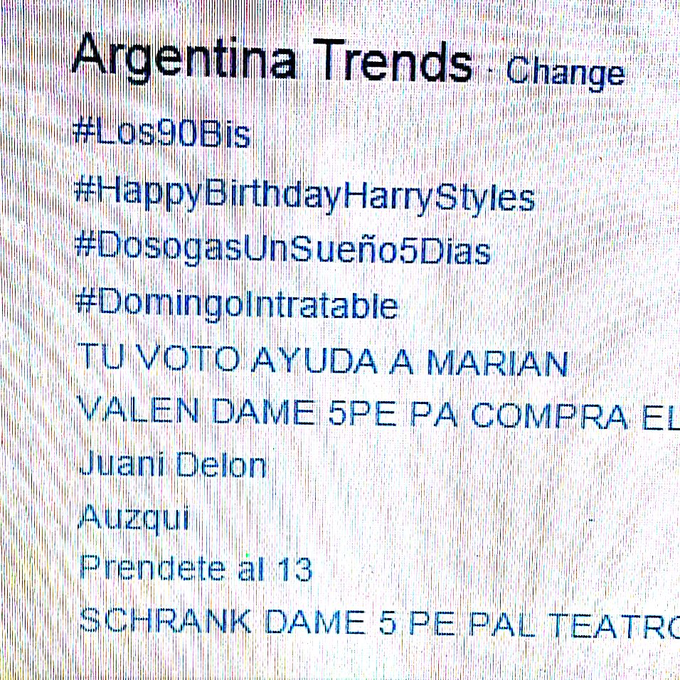 teleargentinaOK's tweet photo. Fuimos primera tendencia en Twitter. #Los90Bis. https://t.co/4hZTzFNPlH
