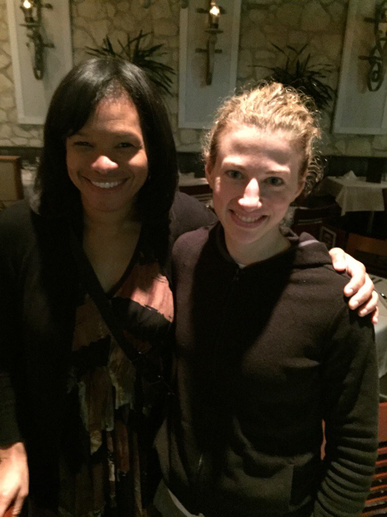 nicolekeithphd's tweet photo. At dinner after a great day at #ALR2016 & randomly met up with @steph_coen. Fun times! https://t.co/1TwK8cvQqe