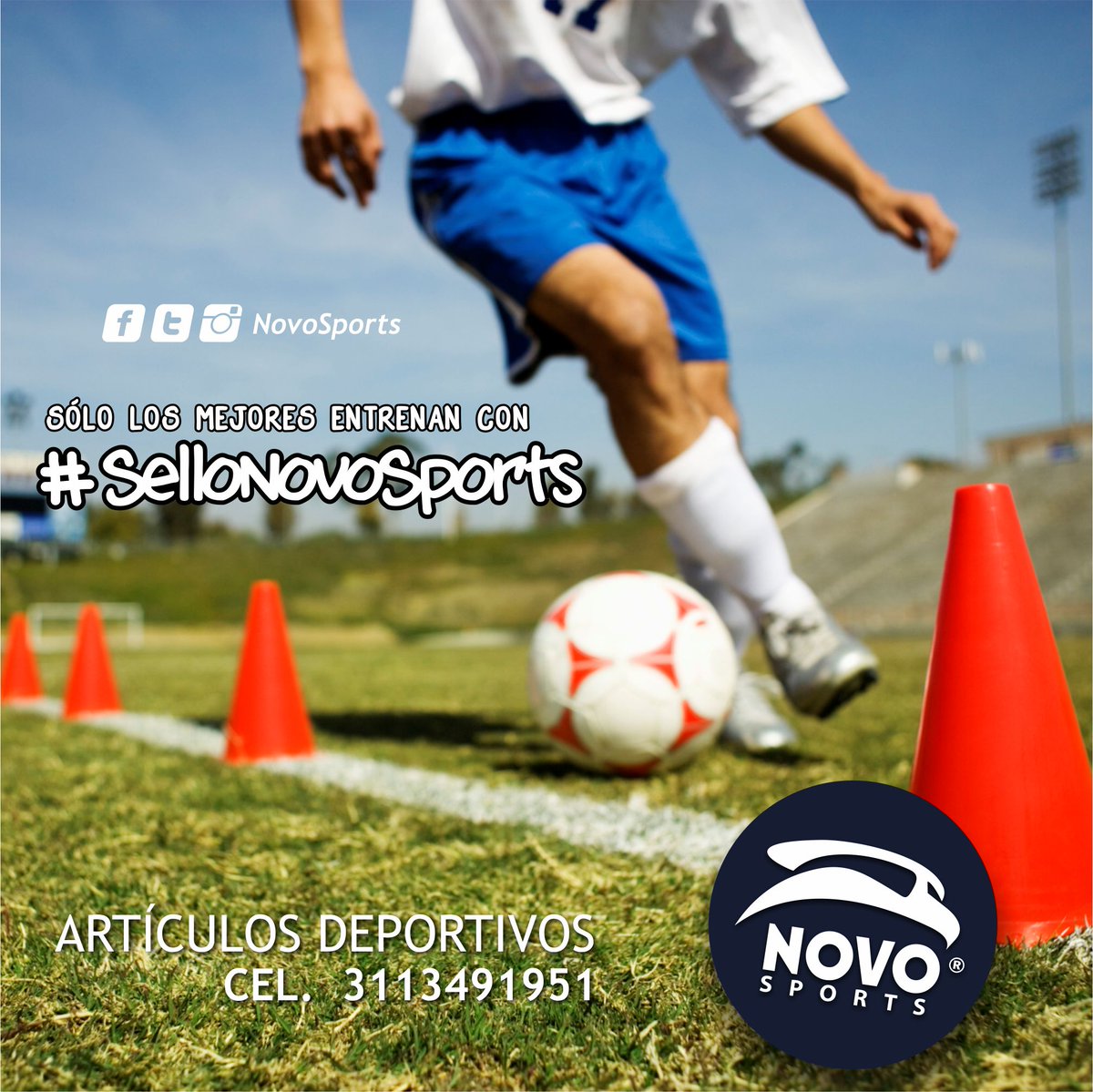 Tenemos todo en artículos y materiales para la práctica del deporte para entrenar con #SelloNovoSports