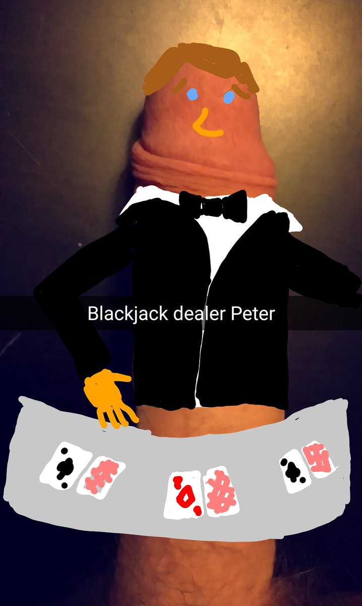 Peter_The_Dick's tweet photo. #PeterTheDick #vegas #blackjack #gambling https://t.co/tEsVJKdorC