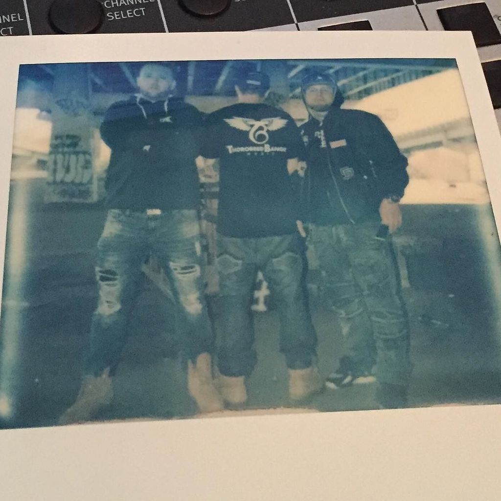 producerpassion's tweet photo. @ot_thereal X @thoro215 X @dboyflowski 💪🏼💪🏼💪🏼 Some kid took a Polaroid of us at FDR park during the video shoot. #T… https://t.co/Id39gBHJeP