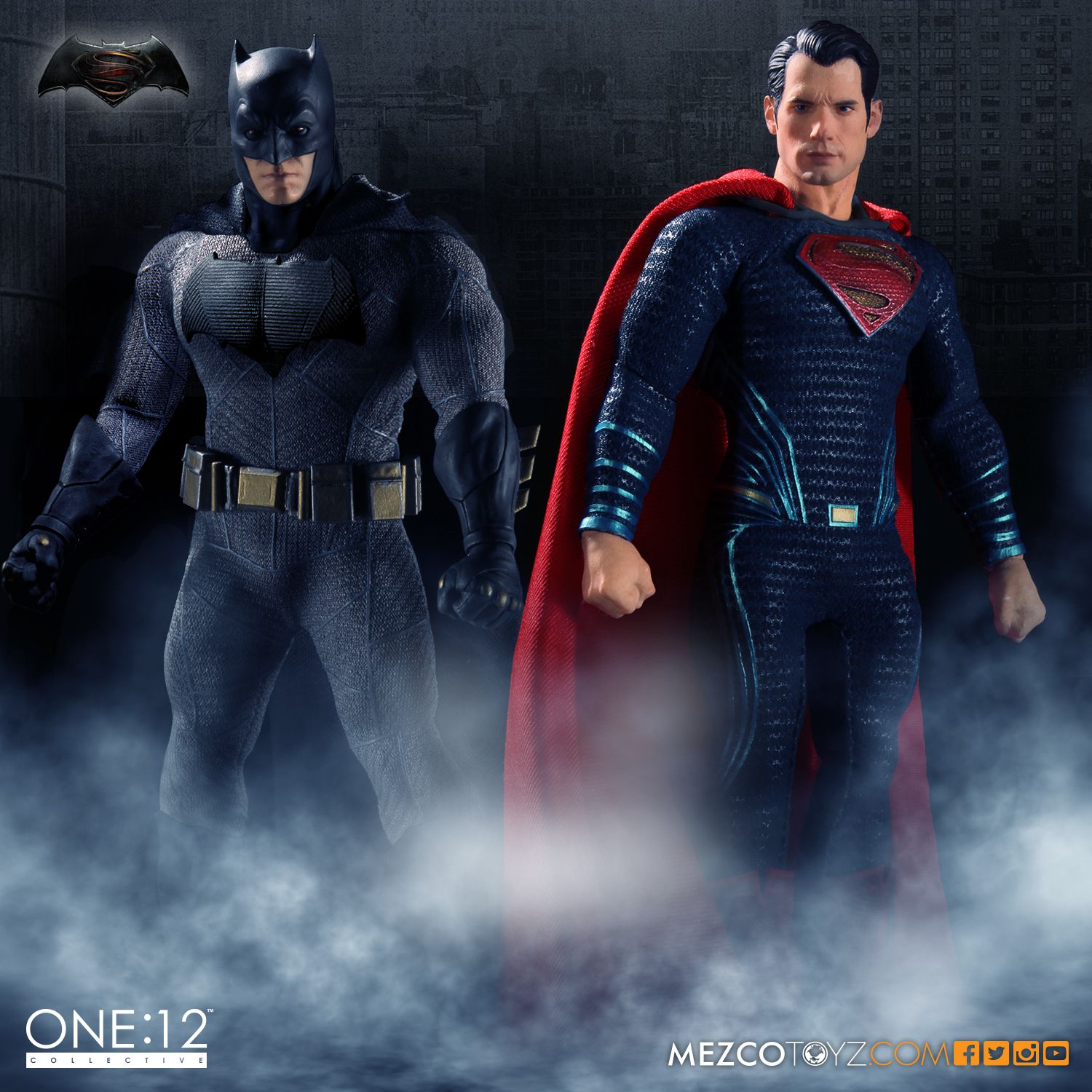 メズコ ワン12 mezco one12 バットマンvsスーパーマン bvs-