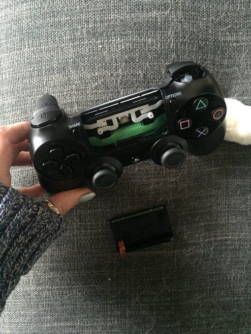 I've had a really shitty day in which someone very purposefully smashed my PS4 remote on the ground.
