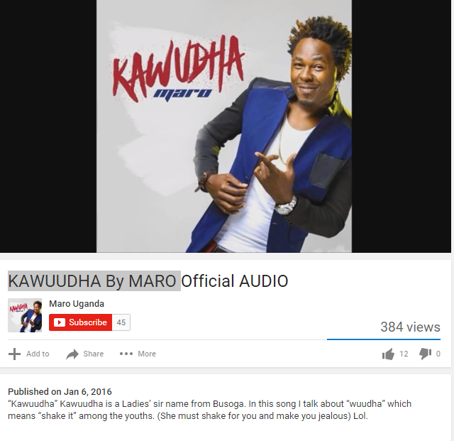 siriusblack256's tweet photo. #SoundBeatOfTheDay #KAWUUDHA By MARO ( @Marouganda ) - https://t.co/yzTOi7zXB6 #ConsultUgZabantu #BeraMuClass https://t.co/yLQfAy5NJw