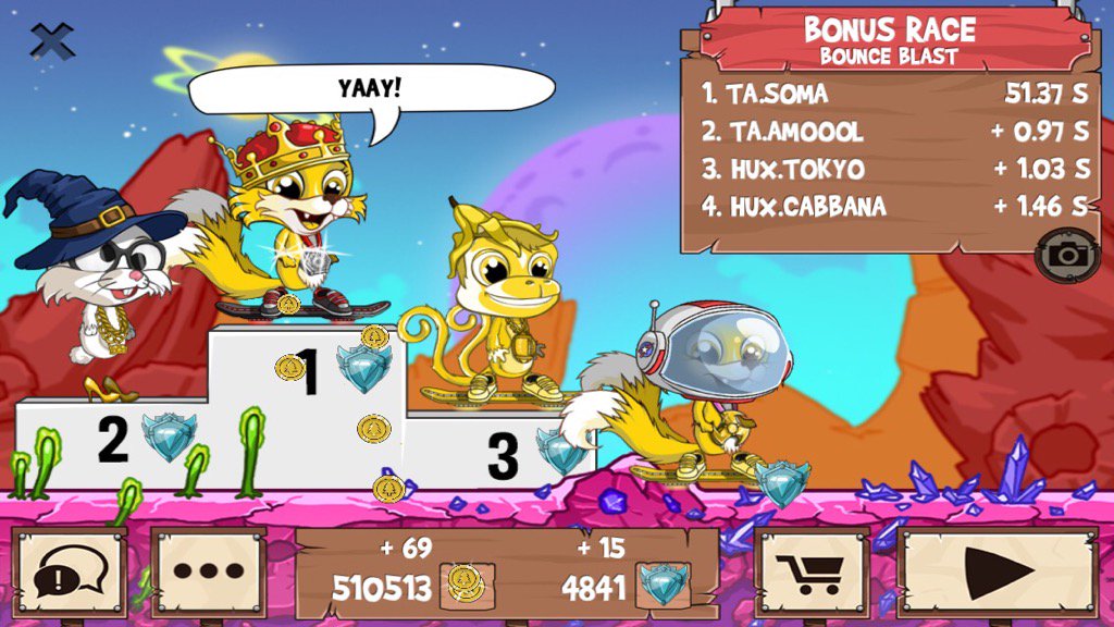 1SOMAx's tweet photo. I just played a golden fox! #funrun2 #Amoool #ToKyO #cABBANA https://t.co/iFj7hyj1PA