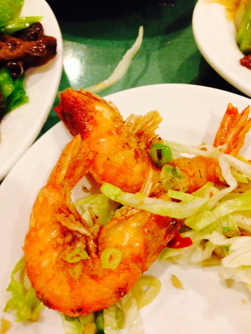 My fav: salt and pepper shrimp. Great food, great family time at Harbor Village Chinese Restaurant in Hi Kai
