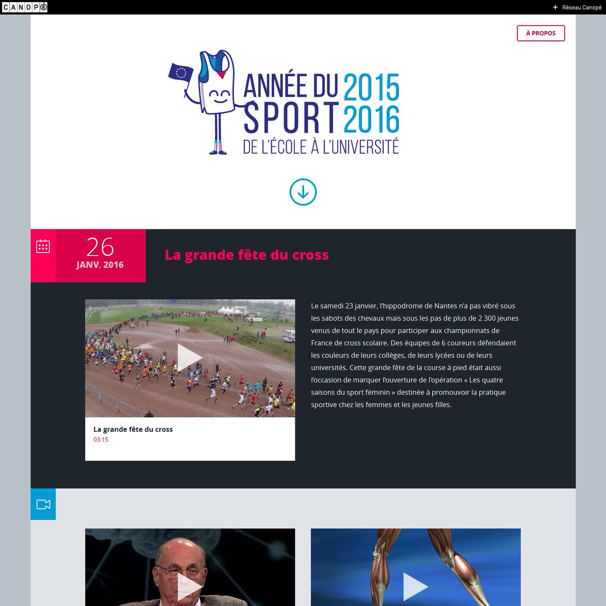🎿 <a href="/reseau_canope/">Réseau Canopé</a> propose un site plein de ressources pour l' #AnneeDuSport → po.st/ASEUCANOPE🏊 ⚾️