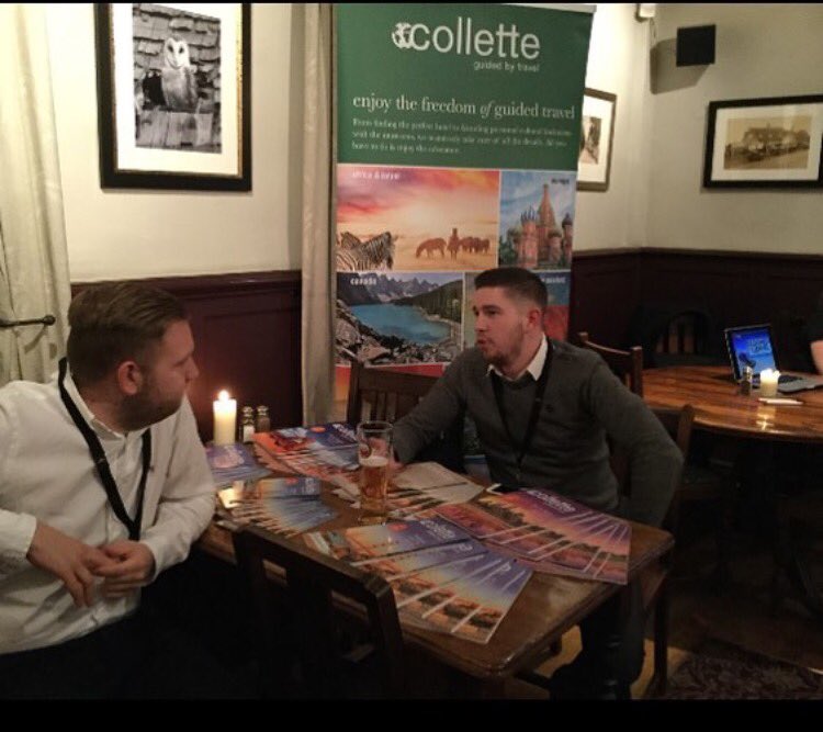 gemmaatcollette's tweet photo. @WillStorer at the launch of @designed4travel last Thursday. Always enjoy supporting our agents🌎🍀 https://t.co/0r1WcVmmmg