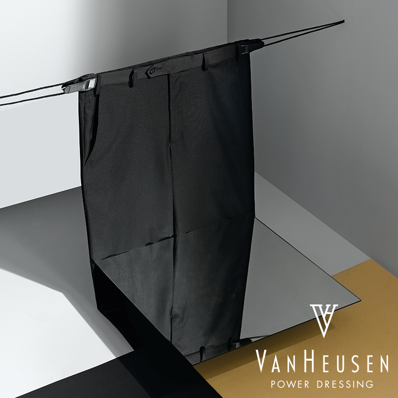 flexi waist trousers van heusen