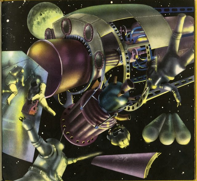 marco_nerli's tweet photo. "6 days on Station Luna One"1965, illustrations by Teodov Rotvekl
#vintage #scifi #spacerocket #lunabase https://t.co/x2jHUvK5W5