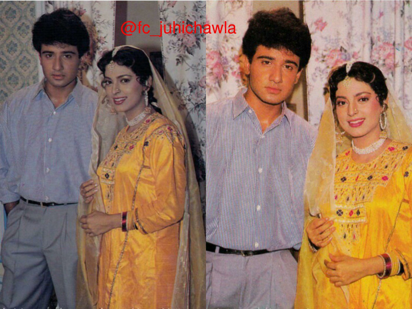 Juhi Chawla Fan Club on Twitter: "Rare pics of @iam_juhi and Vivek Mushran  on the sets of Bewafa Se Wafa .. https://t.co/y7nBjDaVQf" / Twitter
