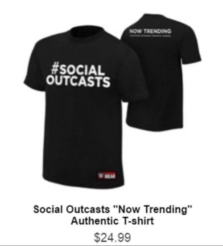 Aegis_Rose's tweet photo. Let's see how truly anti social ya are! Get em while you can! #socialoutcast  #WWE #RadicalMongoose https://t.co/nMMKFhEyhx