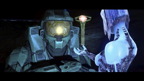 Competidev's tweet photo. Halo was originally debuted to the public by Steve Jobs. *10 Strange Halo franchise facts. https://t.co/56zL5dX87W https://t.co/AAHd7is3Jz