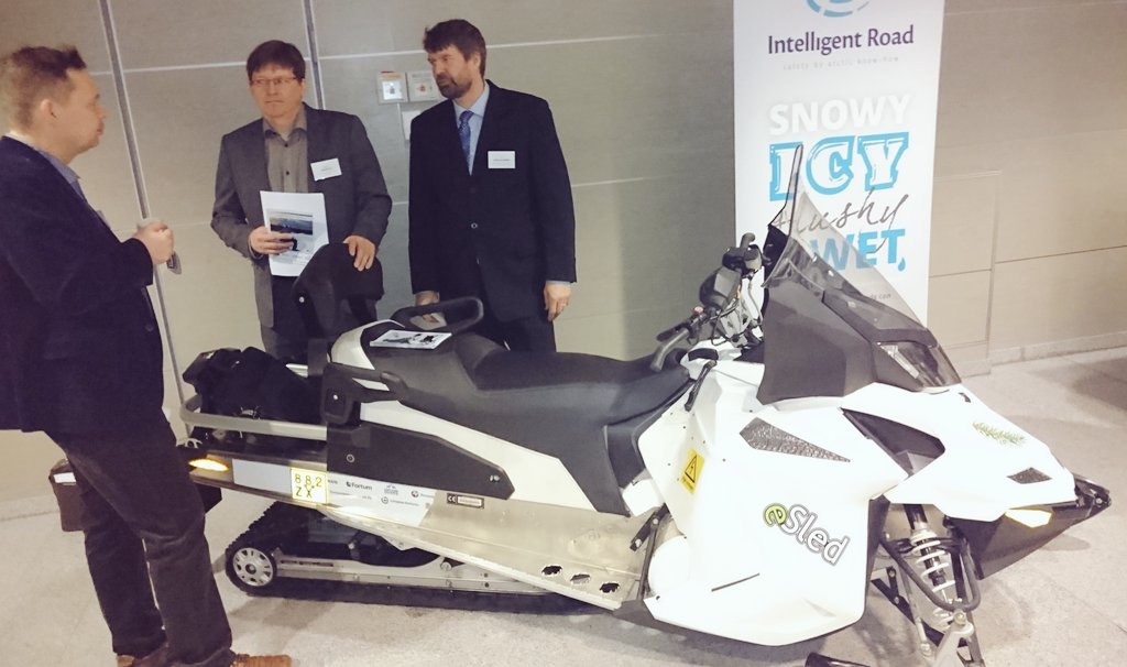 RoboticsFinland's tweet image. Lapin AMK kehitti sähkökelkan #esled #snowbox #Aurora