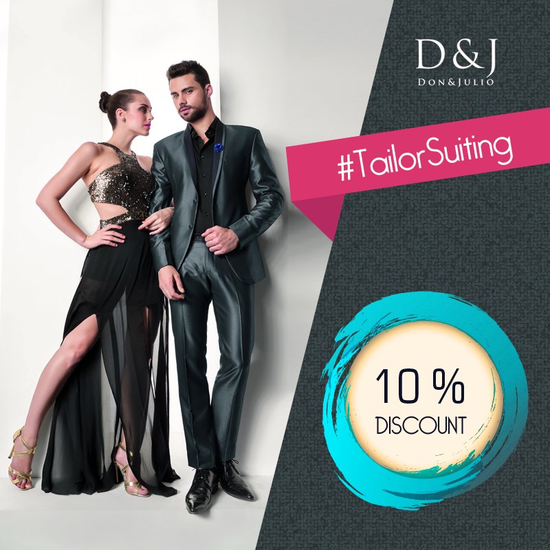 Always stay a step ahead of the crowd.10% Off* on our suits. Codes available on our Website.bit.ly/1RGDc3N