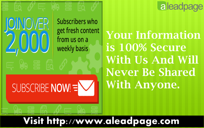 ALeadPage's tweet photo. Get Proven Ideas That Will Capture More #Leads and Generate More #Sales! Subscribe now! https://t.co/XxQ2aHiiiS https://t.co/McGcb0GImN