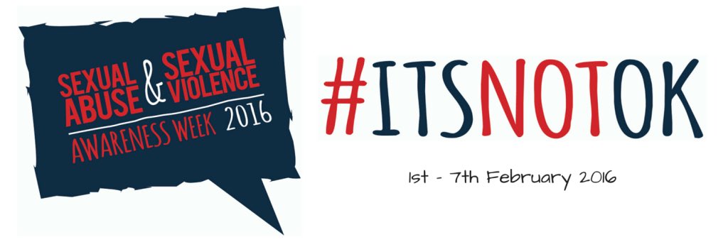 MMC_cnwl's tweet photo. Today is the start of the UK's first Sexual Abuse&amp;Sexual Violence Awareness Week. Follow @itsnotok2016 #itsnotok https://t.co/1KVgKU1bq3
