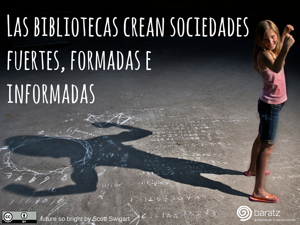 grupobaratz's tweet photo. Las #bibliotecas crean sociedades fuertes, formadas e informadas
#BTZday https://t.co/C9zU9va3nE