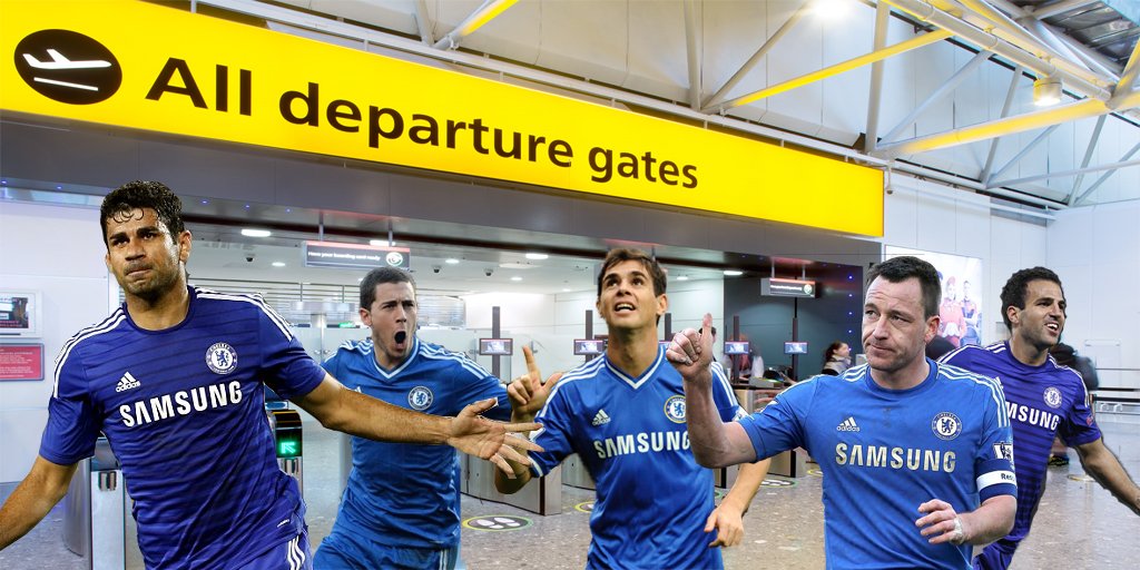 HeathrowAirport's tweet image. Don't worry @ChelseaFC fans, it's going to be a busy summer for you (and for us)... #DeadlineDay #13thintheleague