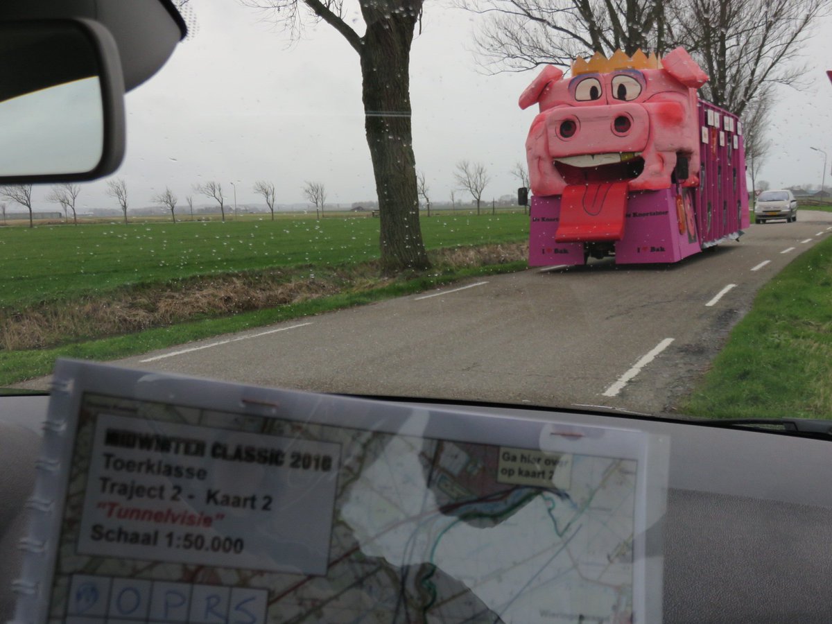 DinDin niet rallygereed, Yke ondergaat elec ontsteking modificatie, dus werd de Renault ingezet = 4e plek #mwc16