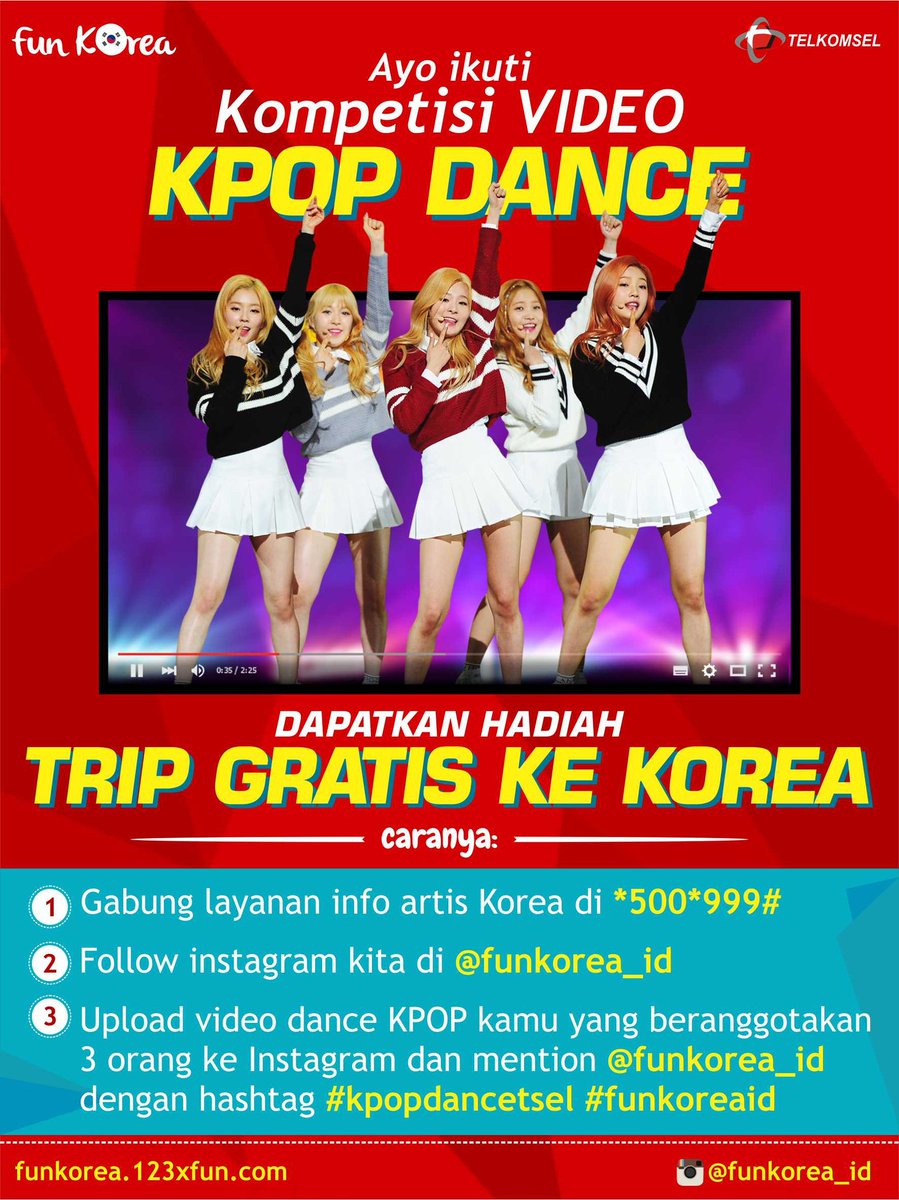 B.T.A (@bangtanarena_dc) on Twitter photo <a href="/SoShidae_DC/">So-Shidae!</a> Hai! Mau jalan2 gratis ke Korea? Langsung aja upload dance cover kamu.
Read-> tl.gd/n_1so8qlm <a href="/SoShidae_DC/">So-Shidae!</a> Hai! Mau jalan2 gratis ke Korea? Langsung aja upload dance cover kamu.
Read-> tl.gd/n_1so8qlm