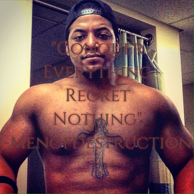 JKhalillewis67's tweet photo. "Conquer everything regret nothing" #menofdestruction https://t.co/sYTHzCmRT4