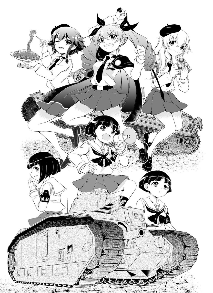 葉来緑 お人好し職人のぶらり異世界旅 第 巻発売中 はじめての戦車道 Blitz 第七話公開されました 表紙でネタバレですがblitzではまさかのキャラの登場です イタリアとフランスが実装される日を願って ドゥーチェ 総帥 T Co Sjhschsdfq