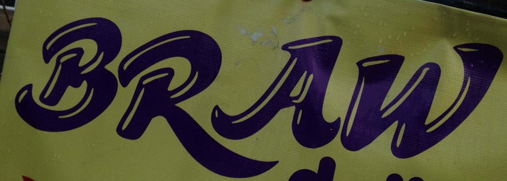 ViccyIsWriting's tweet photo. Lovely Scots words on the way to the station #lexigraph https://t.co/pk2ZDDvmNj