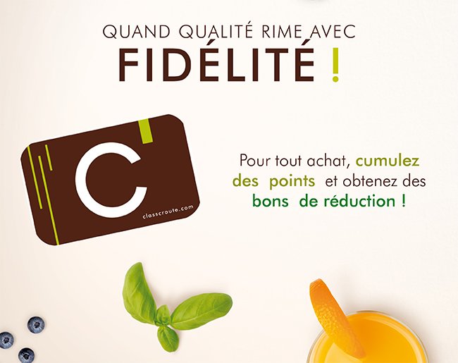 class_croute's tweet photo. Demandez vite votre carte de fidélité en restaurant ou sur https://t.co/ZYgedQDUm8, elle est gratuite ! https://t.co/8Aus7YmbfQ