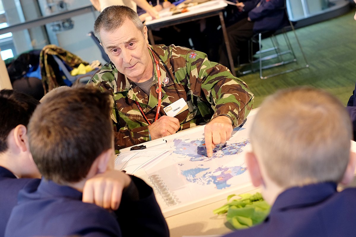 IWMNorth's tweet photo. MT @WellacreAcademy:Engaged, Respectful, Appreciative. Learning about modern day conflicts #ServingStories @IWMNorth https://t.co/z4OShLfdqX