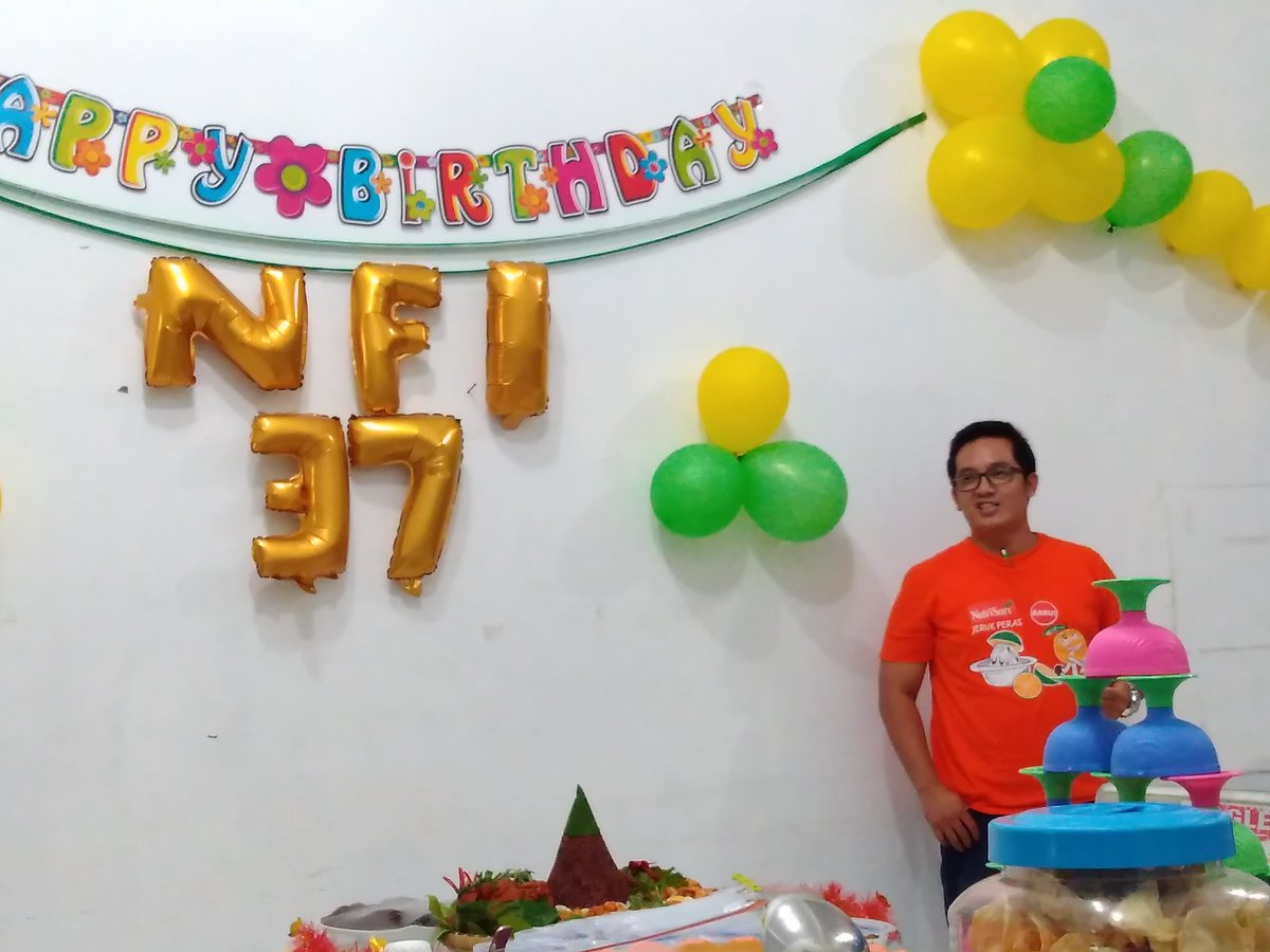 Happy birthday <a href="/nutrifood/">Nutrifood</a> yg me 37 tahun ☺