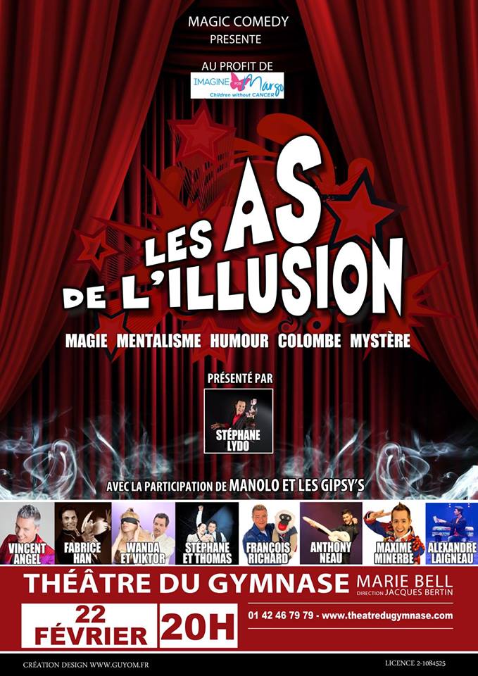 magiecreations's tweet photo. #spectacleMagie #magie #paris Les As de l'illusion le
lundi 22 février Théâtre du Gymnase Marie-Bell https://t.co/9jEsfjdmOr
