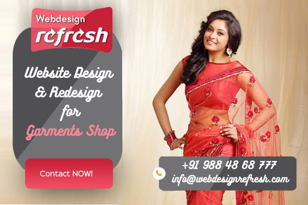 WDrefresh's tweet image. #webdesign for clothing or fashion accessories shop
Call +91 98848 68777
#garment #Accessories #webdev #website