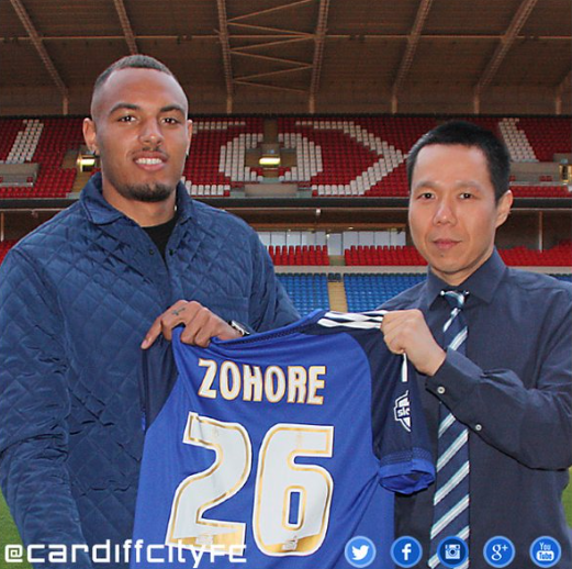 knakkergaard's tweet photo. Så er Zohore vist sikker i Cardiff #sldk #sportfyn #transferdk #obdk #deadlineday https://t.co/tir3blcFEJ