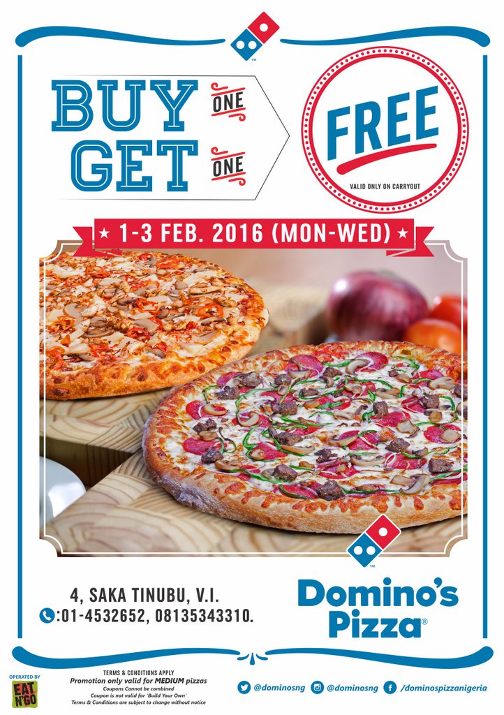 Domino's Pizza NG on Twitter "Vi, Magodo,Gwarinpa, ARE YOU READY
