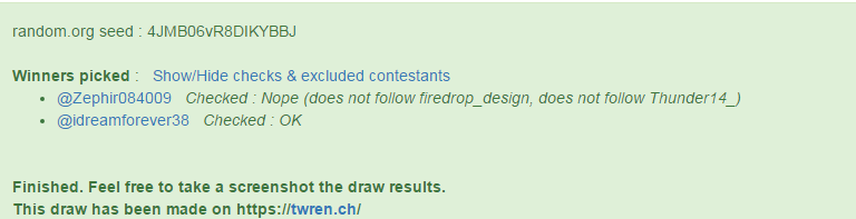 Ton_Choix's tweet photo. Le gagnant du concours GFX est @idreamforever38 
Va en MP avec @Thunder14_ 
GG à toi 👌 https://t.co/E512tZCLMI