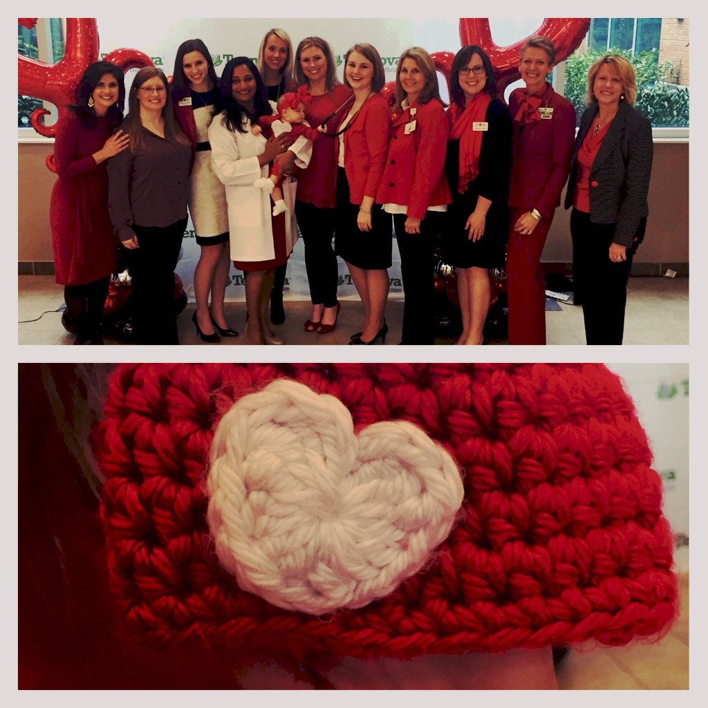 BethHaynesTV's tweet photo. Great way to start Monday morning! #GoRedKnox #LittleHatsBigHearts @wbir @American_Heart https://t.co/ZZPi89c5Cc