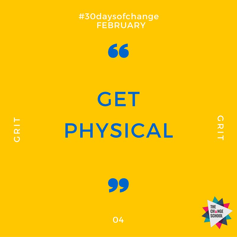 TheChangeSchool's tweet photo. Day 4: Don't underestimate the importance of building a physical routine.  #grit #tryachange #thechangeschool https://t.co/o4rND3SBRo
