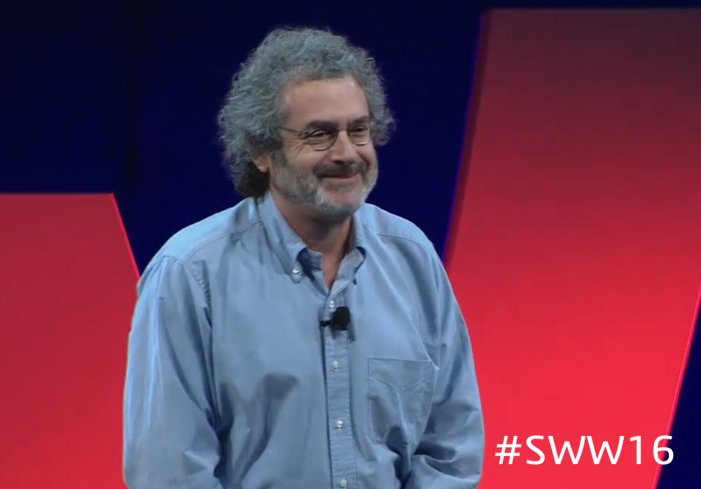 Getting inspired listening to Neil Gershenfeld of <a href="/MIT/">Massachusetts Institute of Technology (MIT)</a> at #SWW16