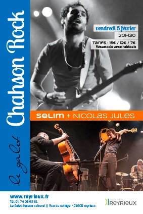 GaletJt's tweet photo. Nicolas @NICOLASJULES + Selim ! c'est vendredi 5 février à 20h30 au @GaletJt https://t.co/UJ3daMKRBA