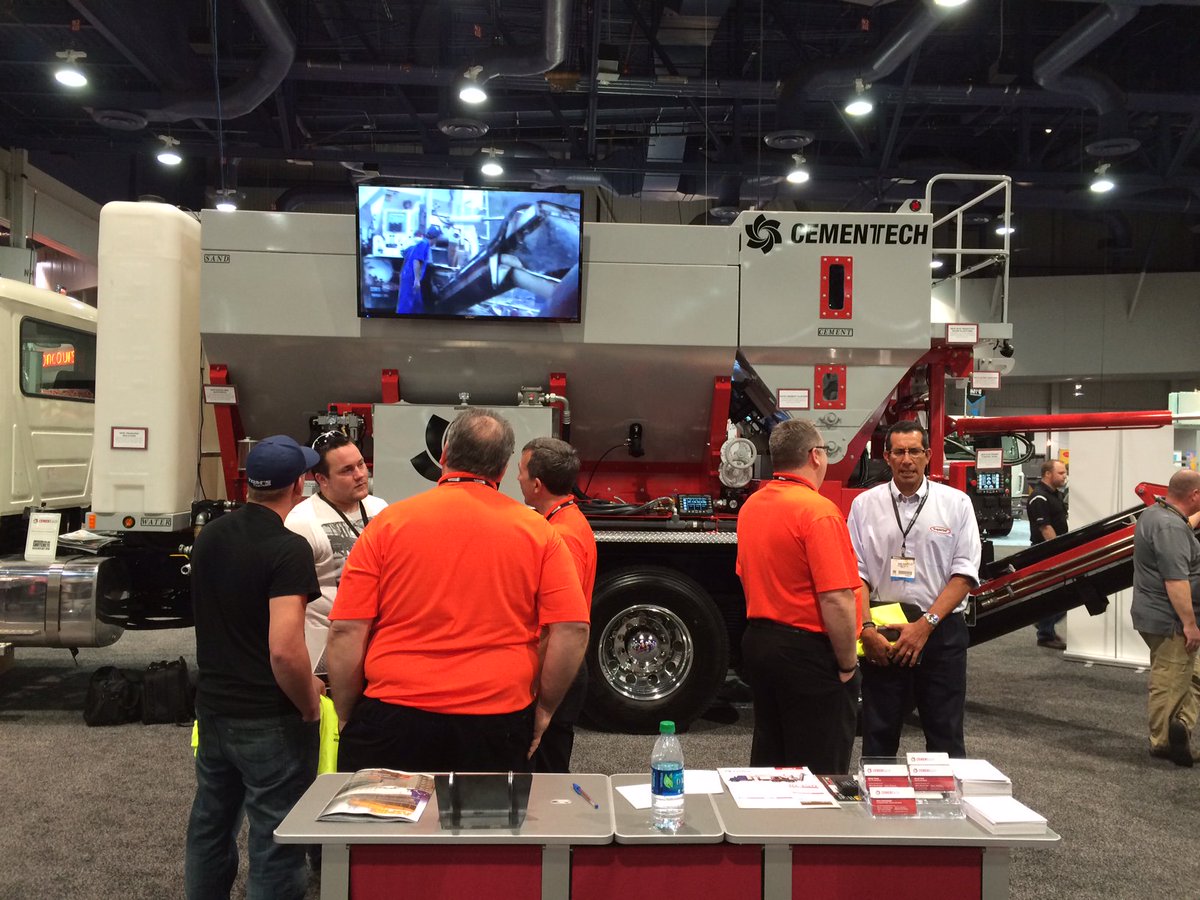 Retweet if you're at <a href="/WorldofConcrete/">World of Concrete</a>! Check out our new C60 at booth C6402. #volumetricmixers #WOC2016 #concrete