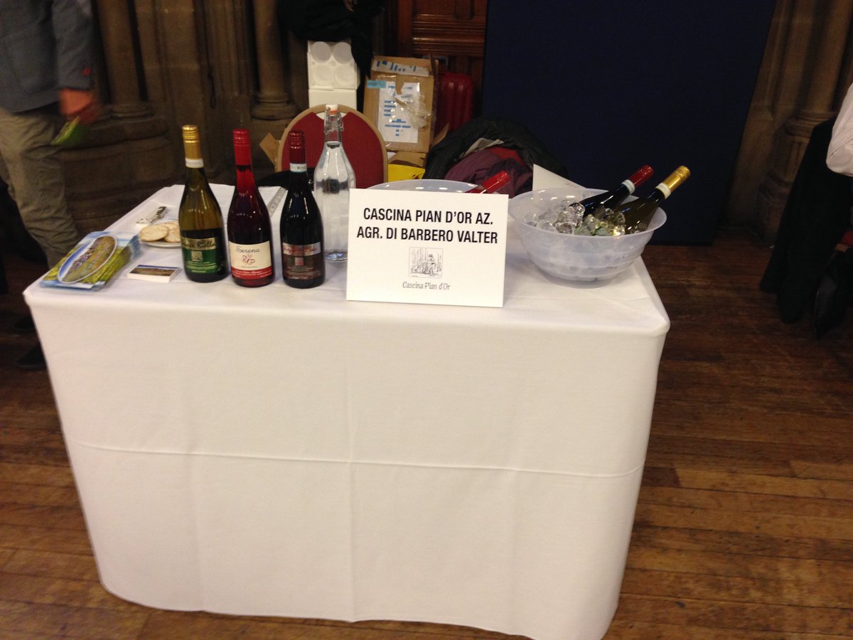 <a href="/Cascinapiandor/">Cascina Pian D'or</a> at @BorsaViniLondon &amp; Manchester. Another step forward for  #briccoriella and #serenawine!!!