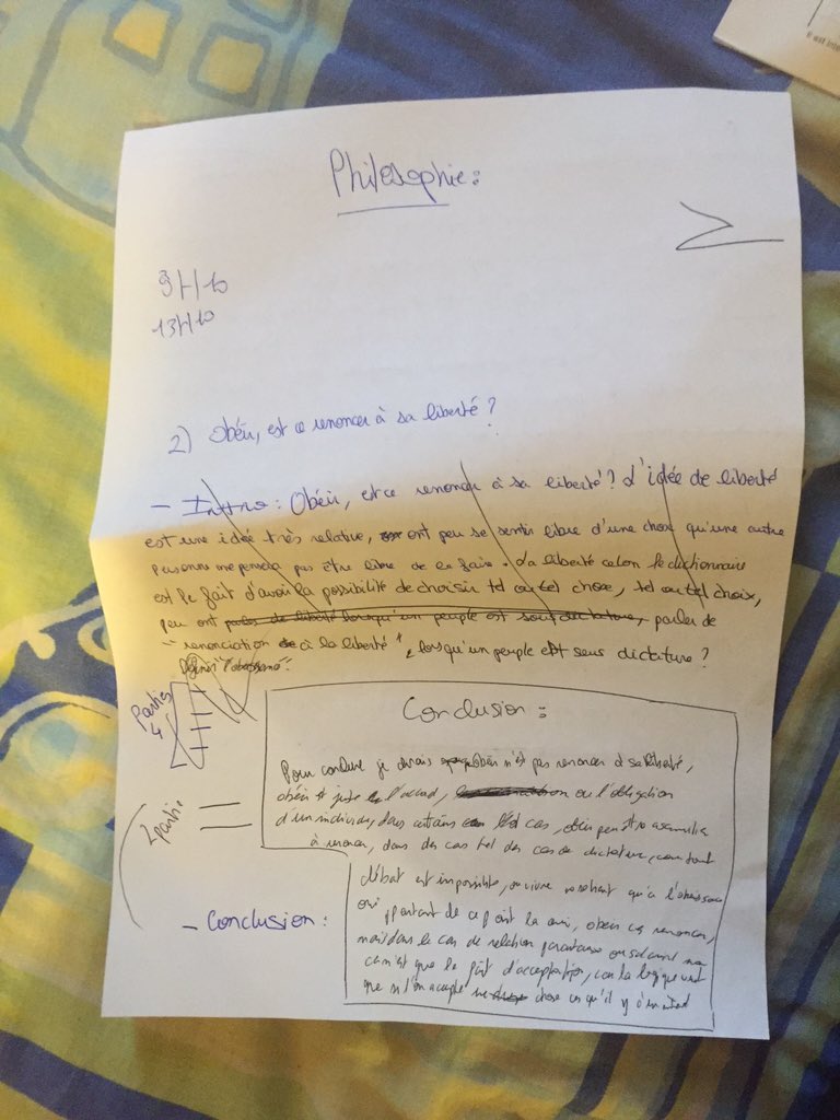 HumourFDPoff's tweet photo. " obéir , est ce renoncer à la libérter ? " https://t.co/FHX0k2Etby