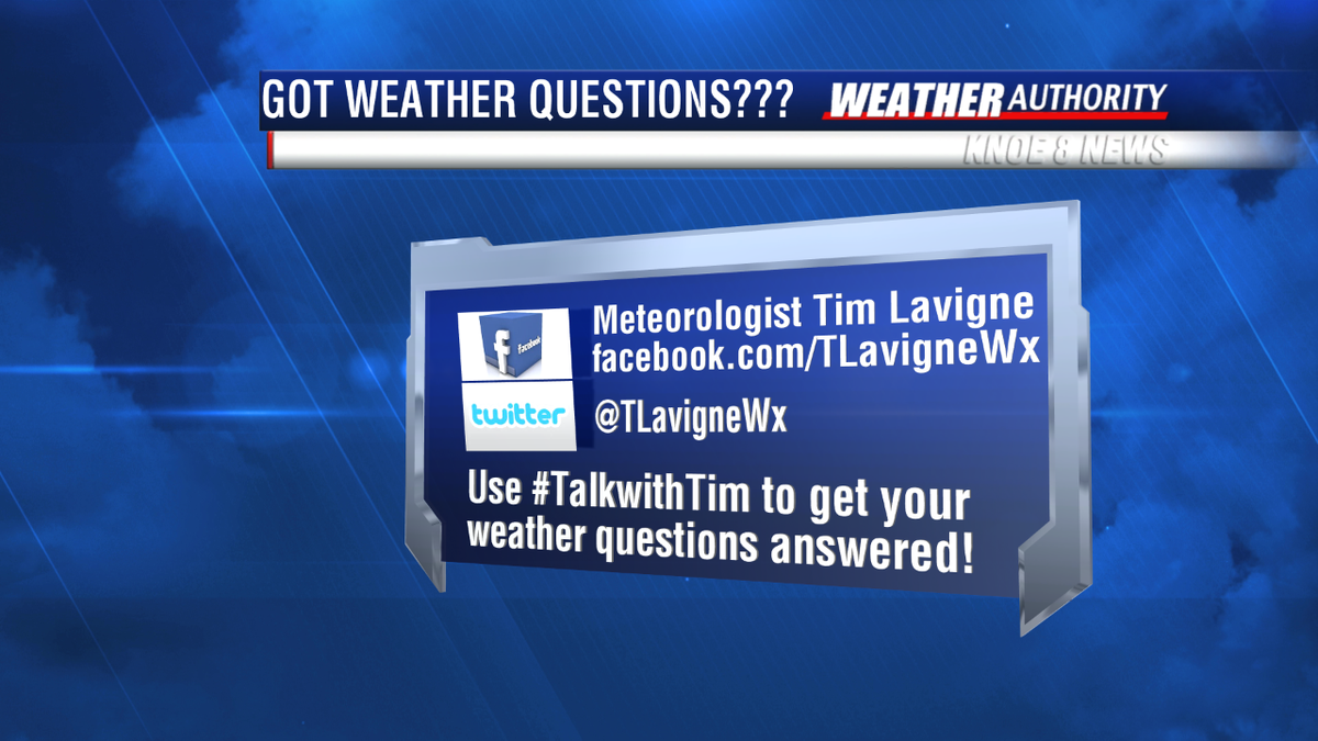 KNOE8's tweet photo. I'm always available all day to answer your weather questions! #TalkwithTim https://t.co/WTFGijdf3v