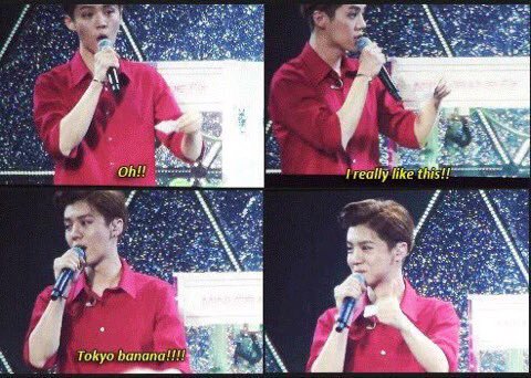 lavellasauce's tweet photo. JUST SEHUN BUYING TOKYO BANANA (LUHAN'S FAVORITE) IS ENOUGH FOR HUNHAN SHIPPERS TO BE FULLY ALIVE AGAIN 😭😭😭 https://t.co/6iKZEZnght