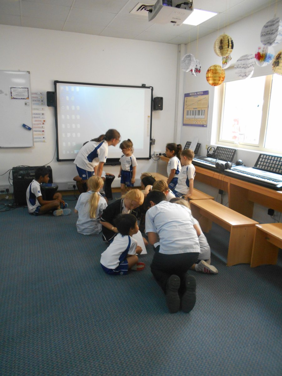 Year 6 teaching have been teaching FS2 the songs they have composed in music.  <a href="/JESSPrimary/">JESS Primary</a> <a href="/JESSPrimaryYR6/">JESS Primary Year 6</a>
